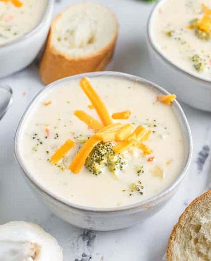 The Best Instant Pot Broccoli and Cheese Soup