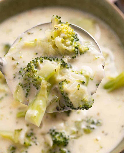 Broccoli Cheese Soup in a Crock Pot