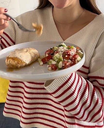 Poulet mariné à la grecque 