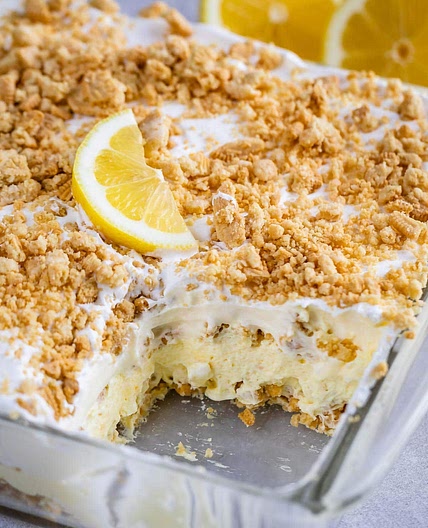 No Bake Oreo Lemon Dessert