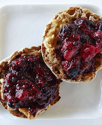 Peanut Butter & Chia Berry Jam English Muffin