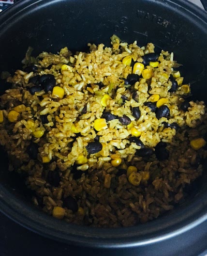 Rice and Black Beans (Rice Cooker)