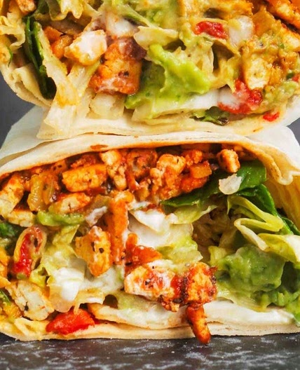 Spicy Tofu Wraps