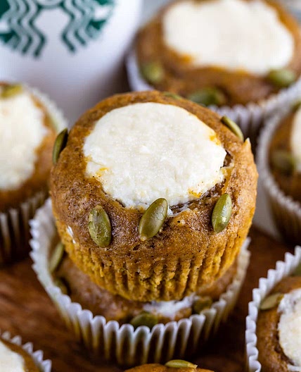 Pumpkin Cream Cheese Muffins