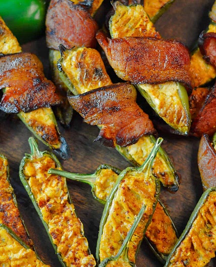 Smoked Jalapeno Poppers (Bacon-wrapped, Optional)