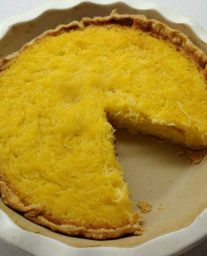 Mock Coconut Pie (Spaghetti Squash Pie)