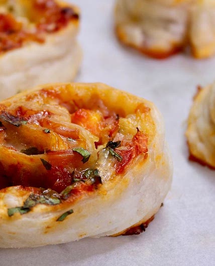 Lunch box pinwheels recipe