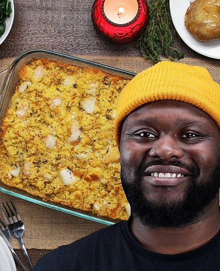 Momma’s Seafood Stuffing As Made By David Osei Recipe by Tasty