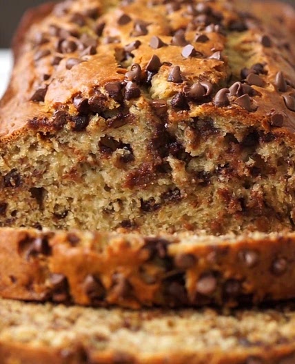 One Bowl Chocolate Chip Banana Bread Recipe by Tasty