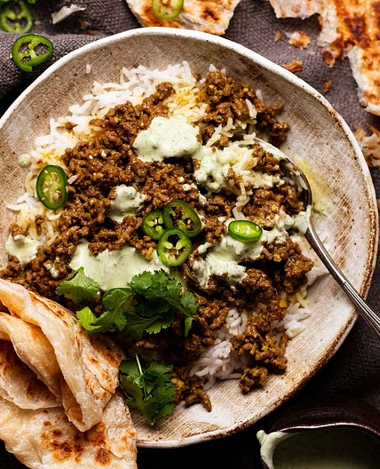 Qeema Indian Curried Beef