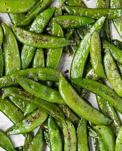 Roasted Sugar Snap Peas (so irresistible!)