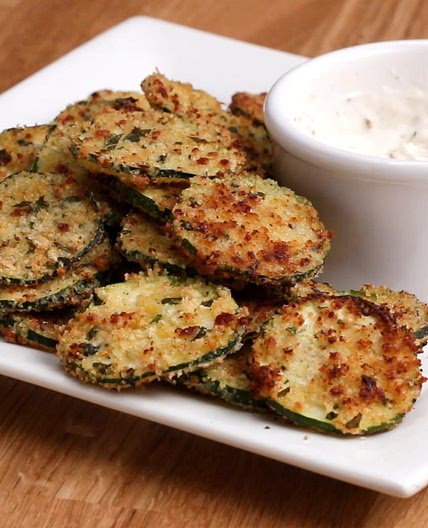Garlic Parmesan Zucchini Chips Recipe by Tasty
