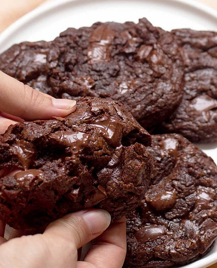 Cookies vegans tout chocolat - Livre Les Irrésistibles desserts & goûters