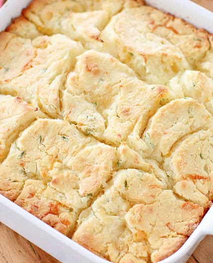 Cheddar Garlic Butter Swim Biscuits