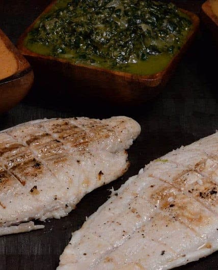 Equatorial Guinea Pescado con tres salsas (fish with Three Sauces)