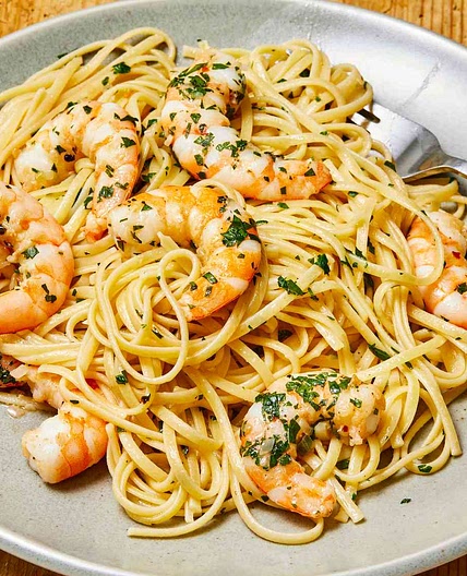 Shrimp Scampi with Pasta