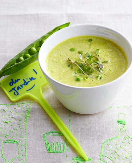 Creamy pea soup