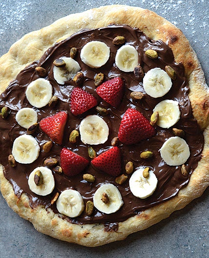 Banana Chocolate Crunch Pizza