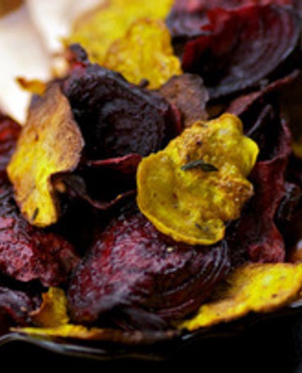Simple Salted Beet Chips