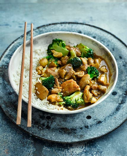 Japanese chicken and broccoli curry