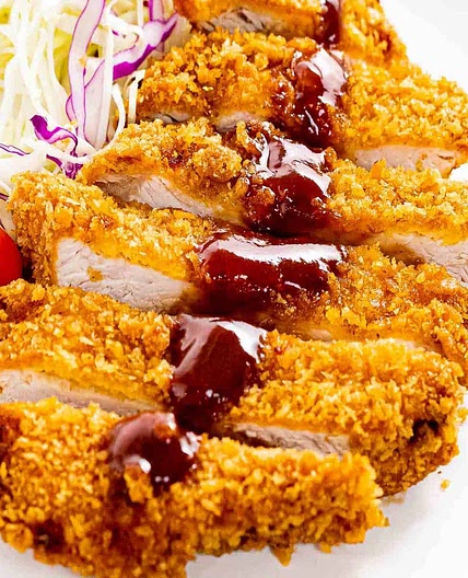 Extra Crispy Tonkatsu (Japanese Pork Katsu)