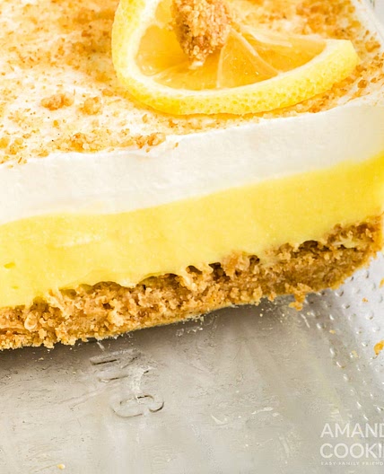 Lemon Cream Cheese Pudding Dessert