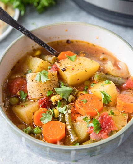 Instant Pot Vegetable Soup