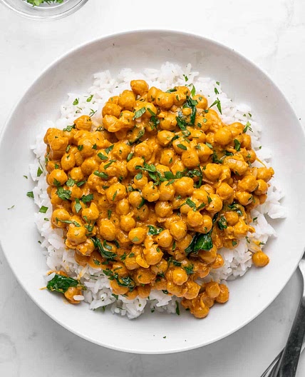 Creamy Coconut Chickpeas