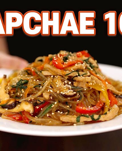 Japchae (Korean Glass Noodle Stir Fry)