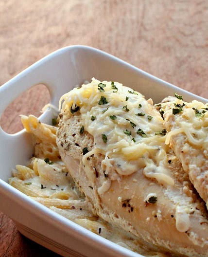 Creamy Crockpot Garlic Chicken