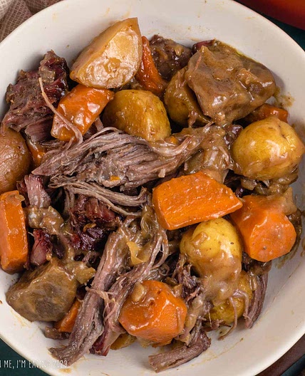 Easy Pot Roast with Onion Soup Mix (Oven or Slow Cooker)