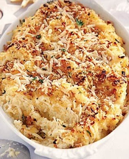 Winter root mash with buttery crumbs