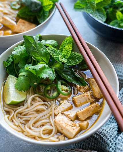 Vegan Pho with Tofu