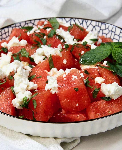 Celebrate Summer with Watermelon, Feta, and Mint Salad