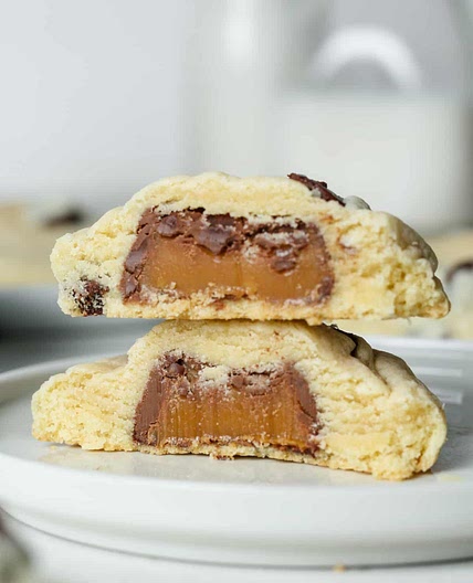 Caramel Chocolate Chip Cookies