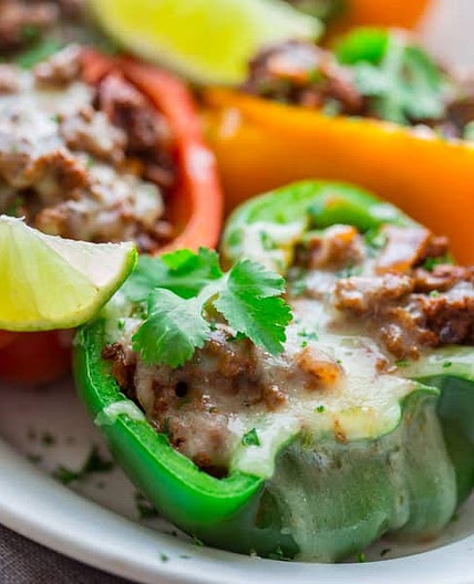Keto Mexican Stuffed Peppers Recipe
