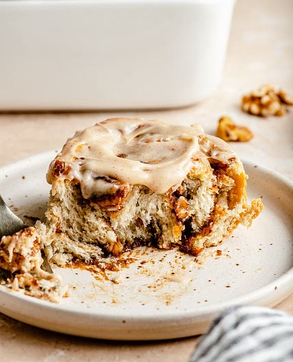 Vegan Banana Bread Cinnamon Rolls