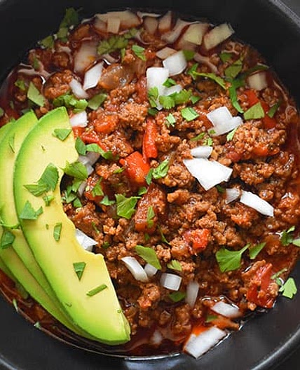 Instant Pot Ground Beef Chili