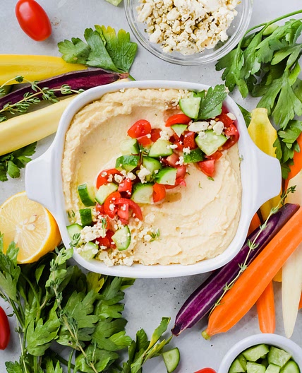 Blender Hummus without Tahini