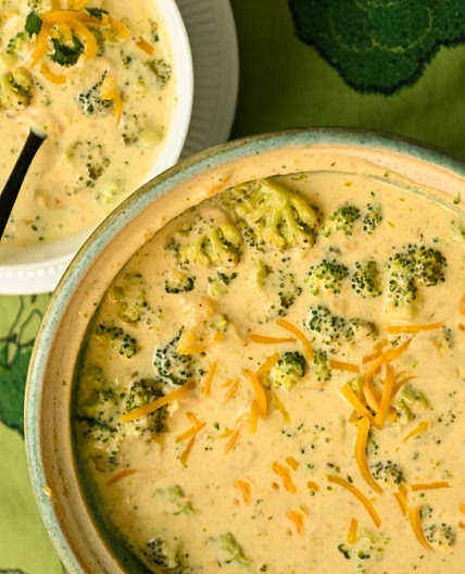 Keto Broccoli Cheese Slow Cooker Soup (Gluten-Free)