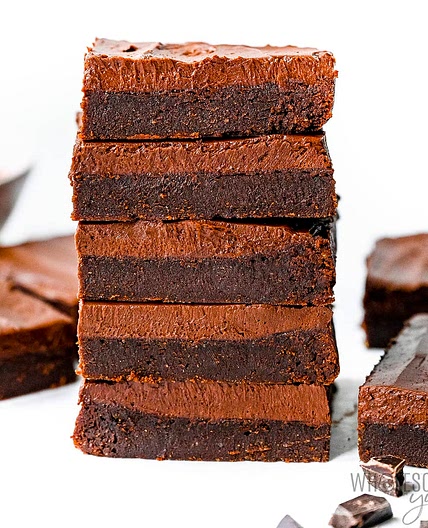 Keto Brownies (Super Fudgy, 1.7g Net Carbs)