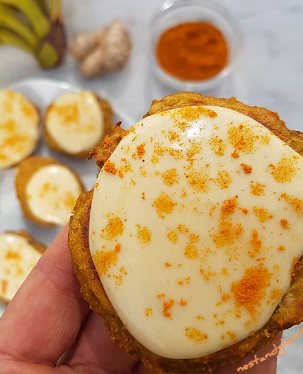 Ginger Turmeric Cashew Cookies