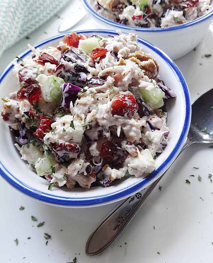 Turkey Salad Recipe with Cranberries