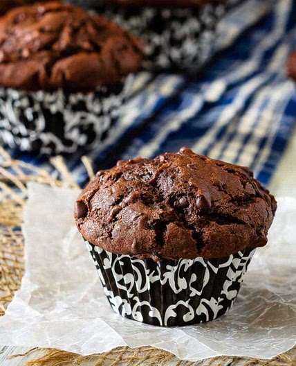 Chocolate Zucchini Muffins