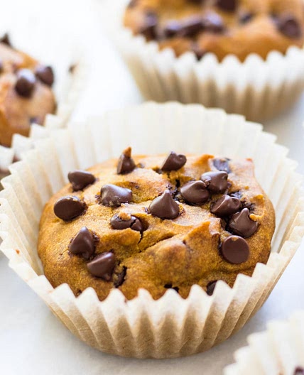 Low FODMAP Pumpkin Muffins with Chocolate Chips