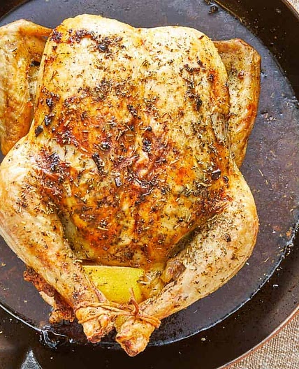 Easy Oven Roasted Chicken