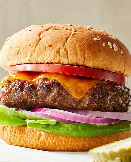 High-Protein Air-Fryer Burgers