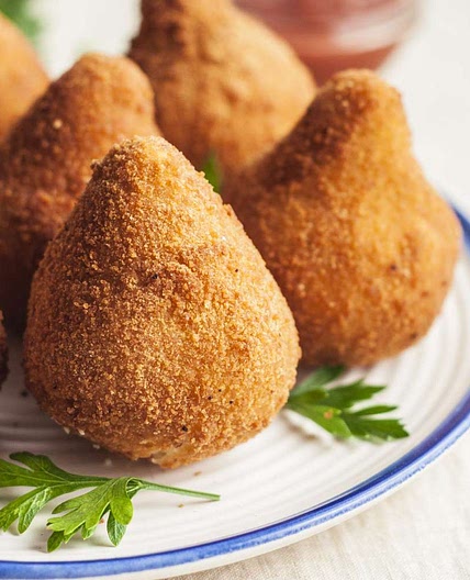 Coxinha (Brazilian Chicken Croquettes)