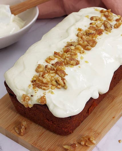 Carrot Cake with Yogurt Cream