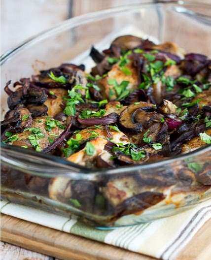 Chicken Thighs with Mushrooms
